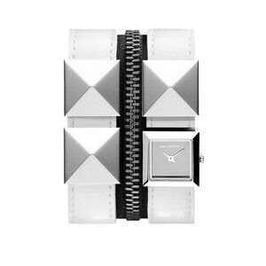 Karl Lagerfeld Watch KL2006 Zip Double Strap Cuff Ladies Women Bracelet Strap